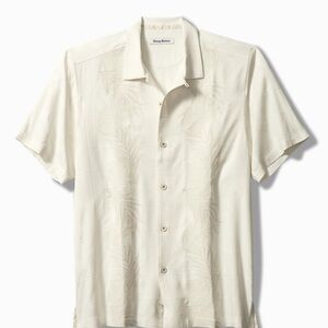 Tommy Bahama Cream Short Sleeve Shirt